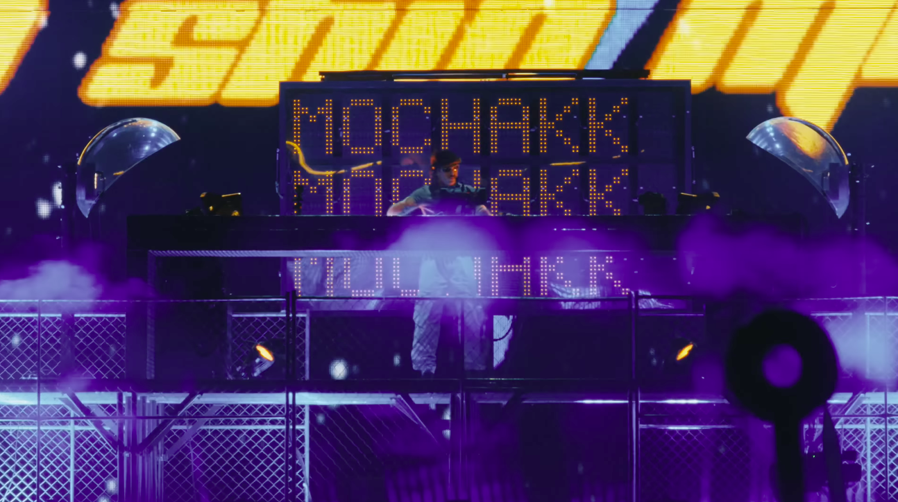 Shot of MOCHAKK performing at Coachella 2026
